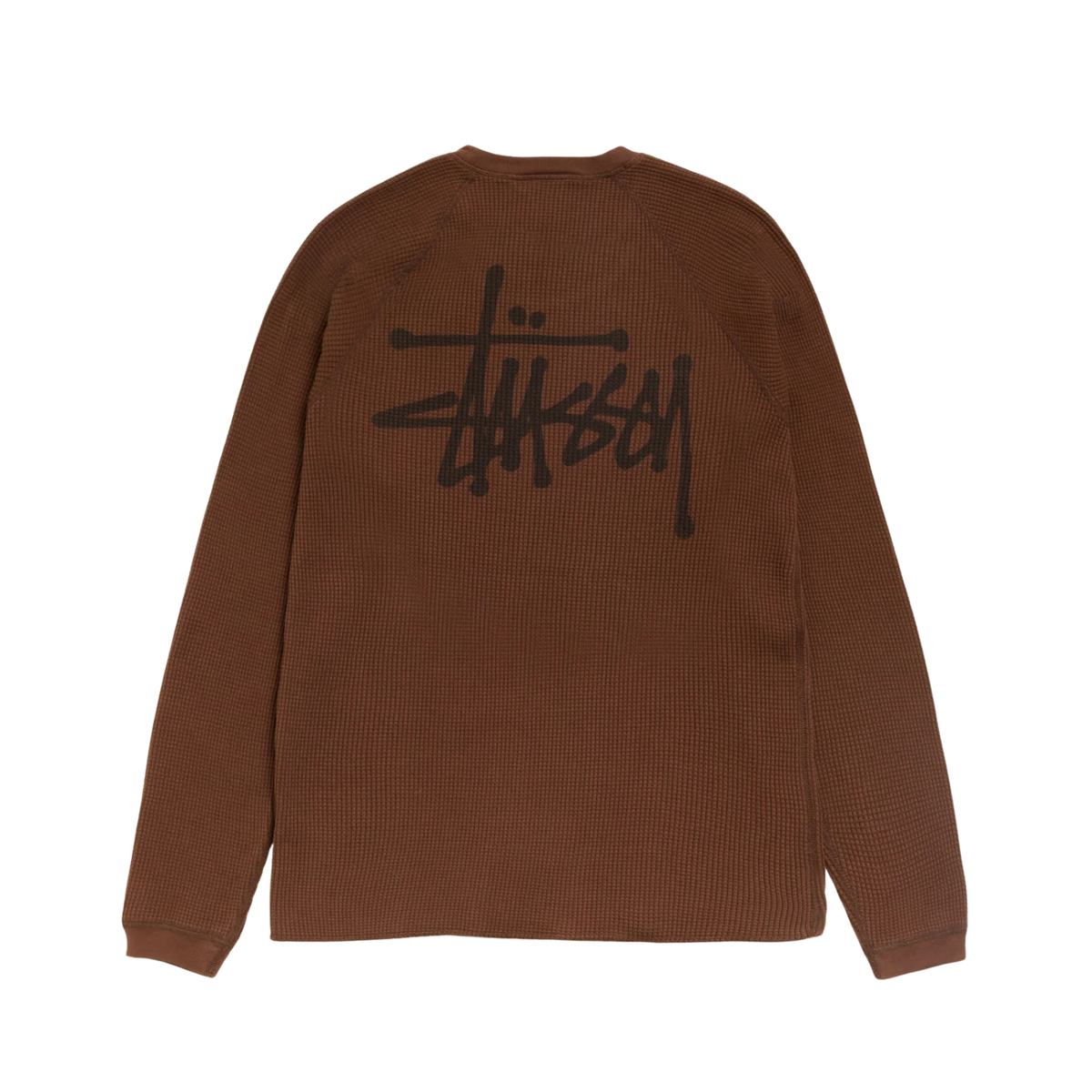 Stussy Raglan Thermal Basic Stock Brown