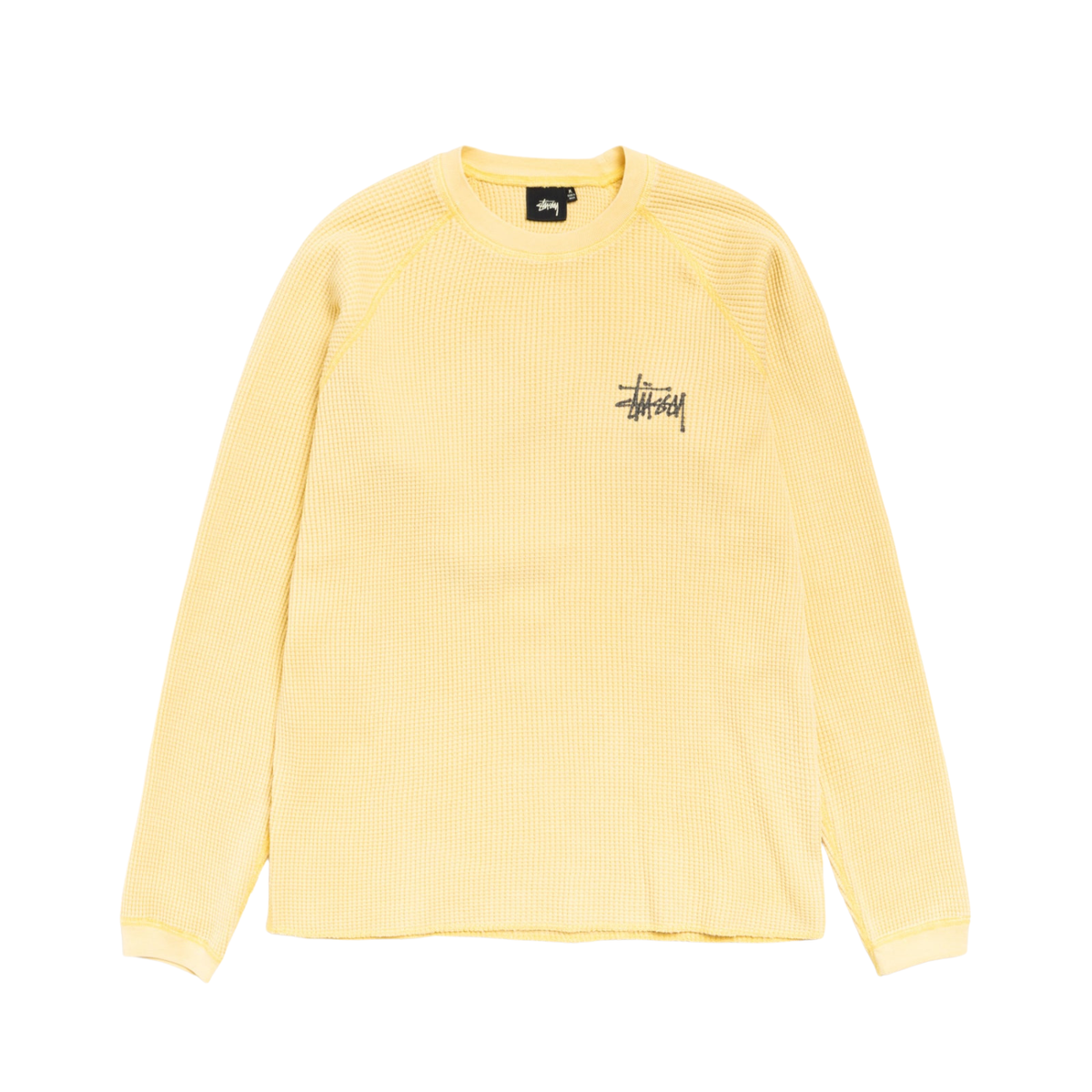 Stussy Raglan Thermal Basic Stock Pale Yellow