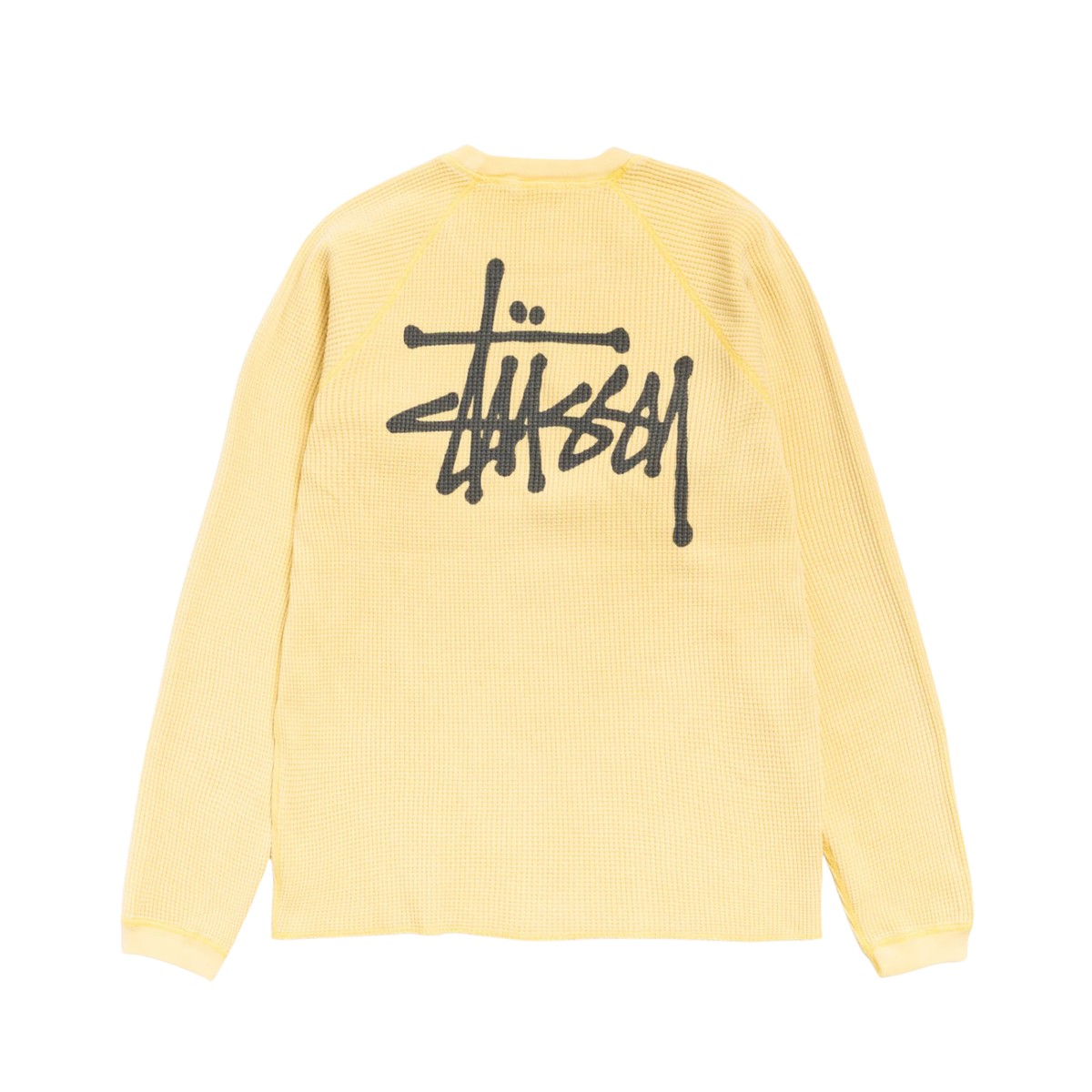 Stussy Raglan Thermal Basic Stock Pale Yellow