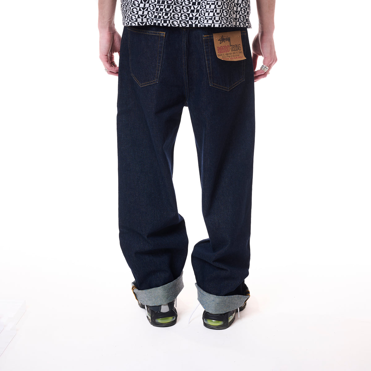 Stussy Relaxed Jeans Denim - Rinsed Indigo