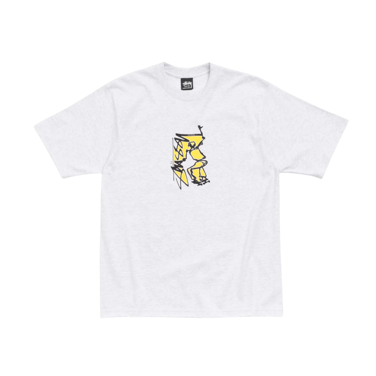 Stussy Smooth SK8 Tee Ash Heather