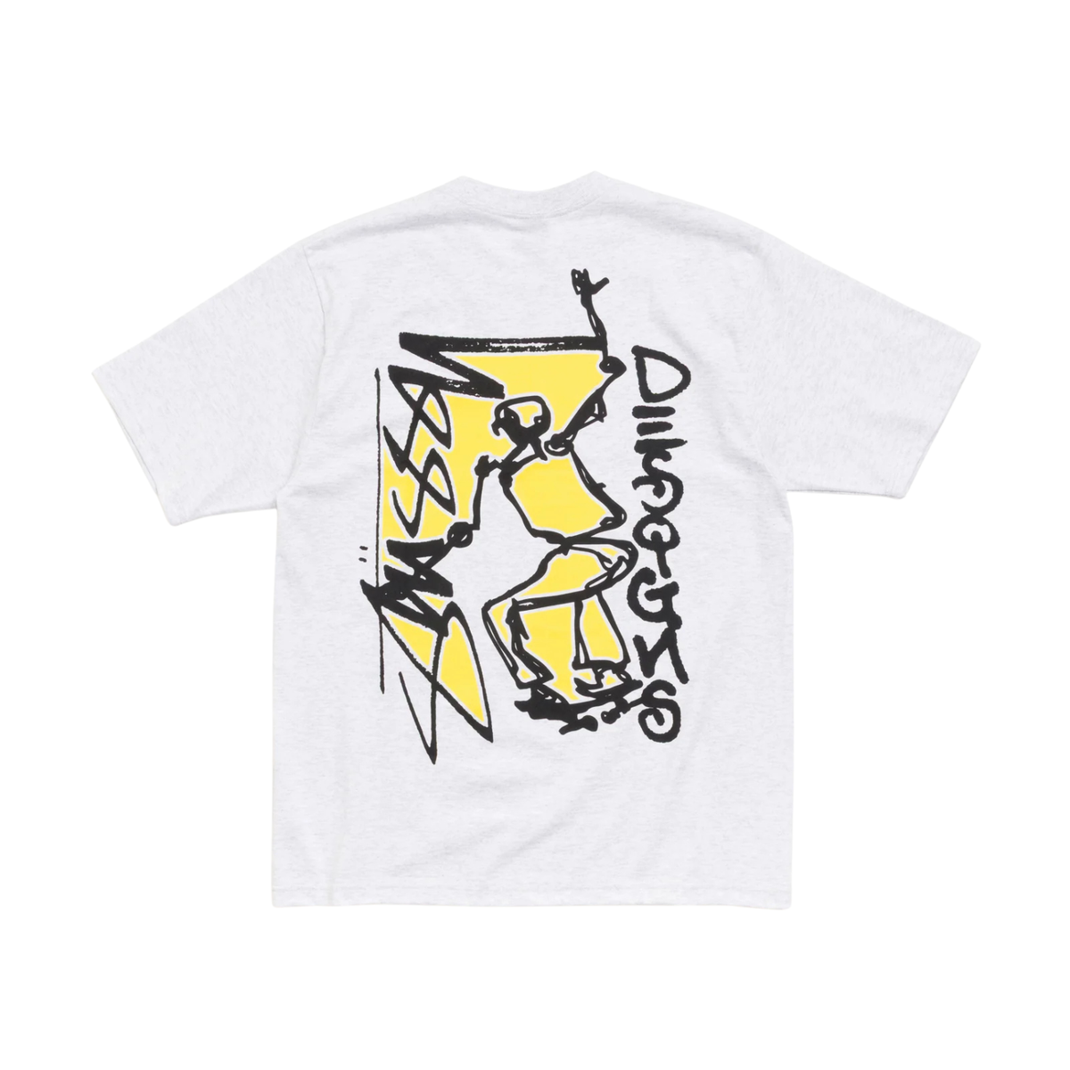 Stussy Smooth SK8 Tee Ash Heather
