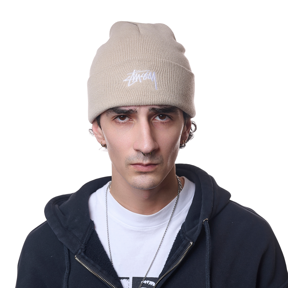 Stussy Stock Cuff Beanie - Stone
