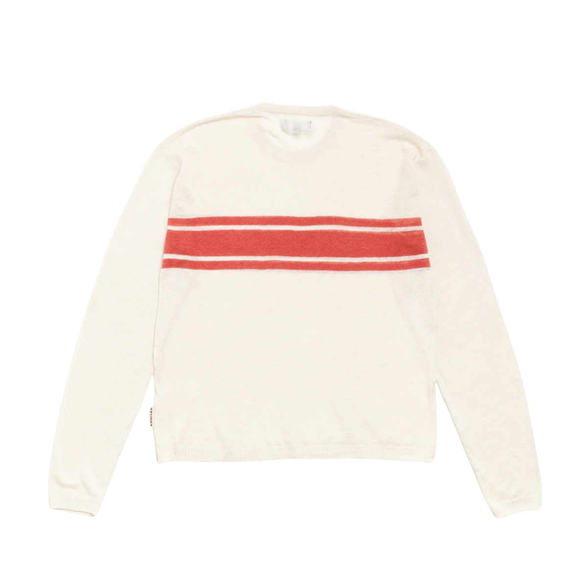 Stussy Striped Long Sleeve Sweater Bone