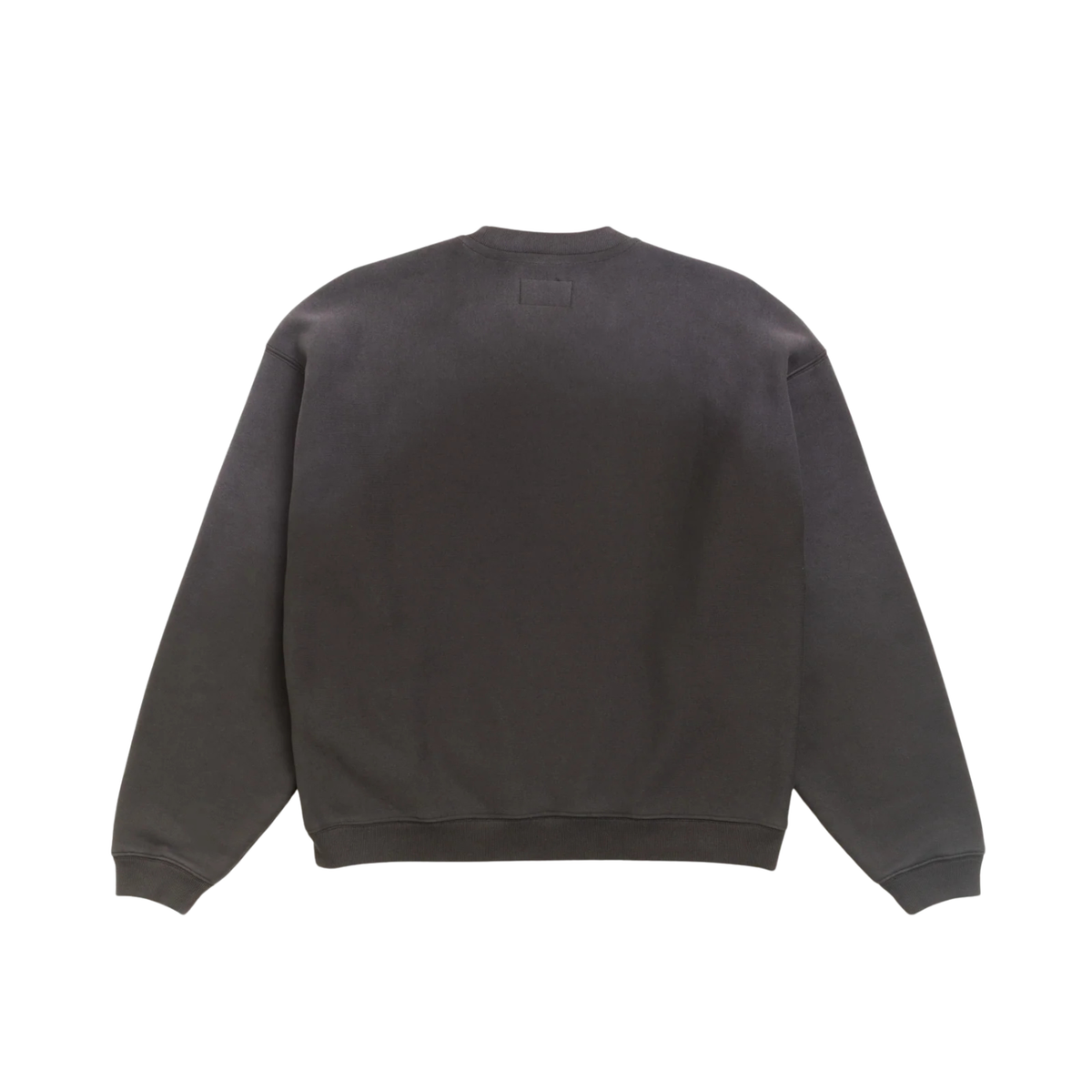 Stussy Sun Faded Oversized Crew Black