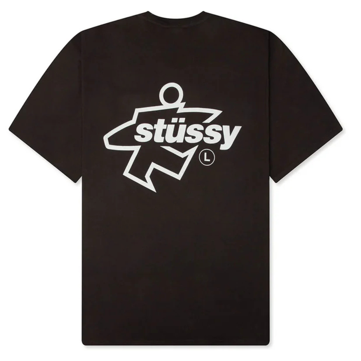 Stussy Surf Size Pigment Dyed Tee Faded Black