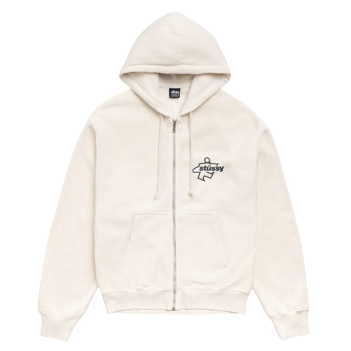 Stussy Surf Size Gar. Dyed Zip Hood Bone
