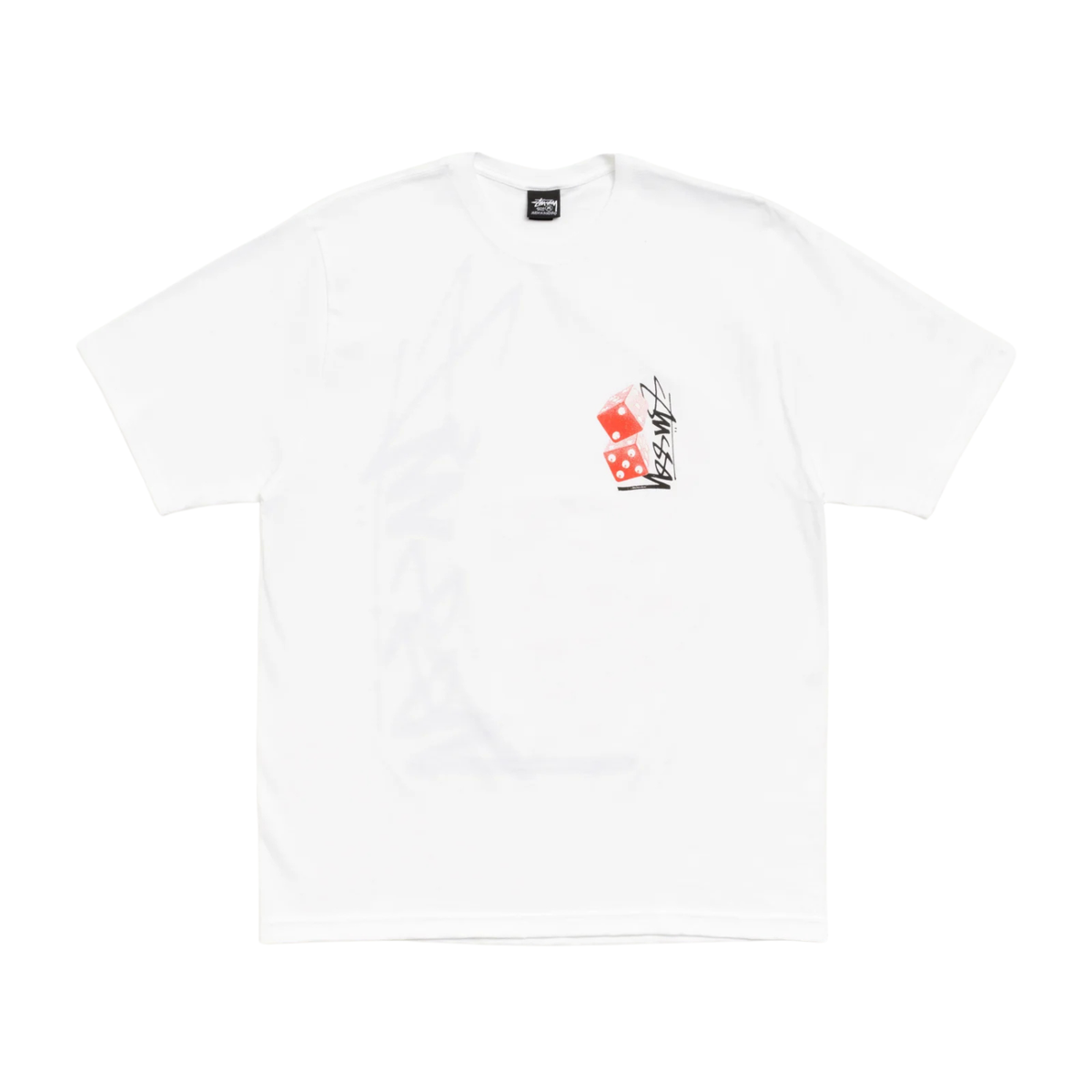 Stussy Tall Dice Tee White