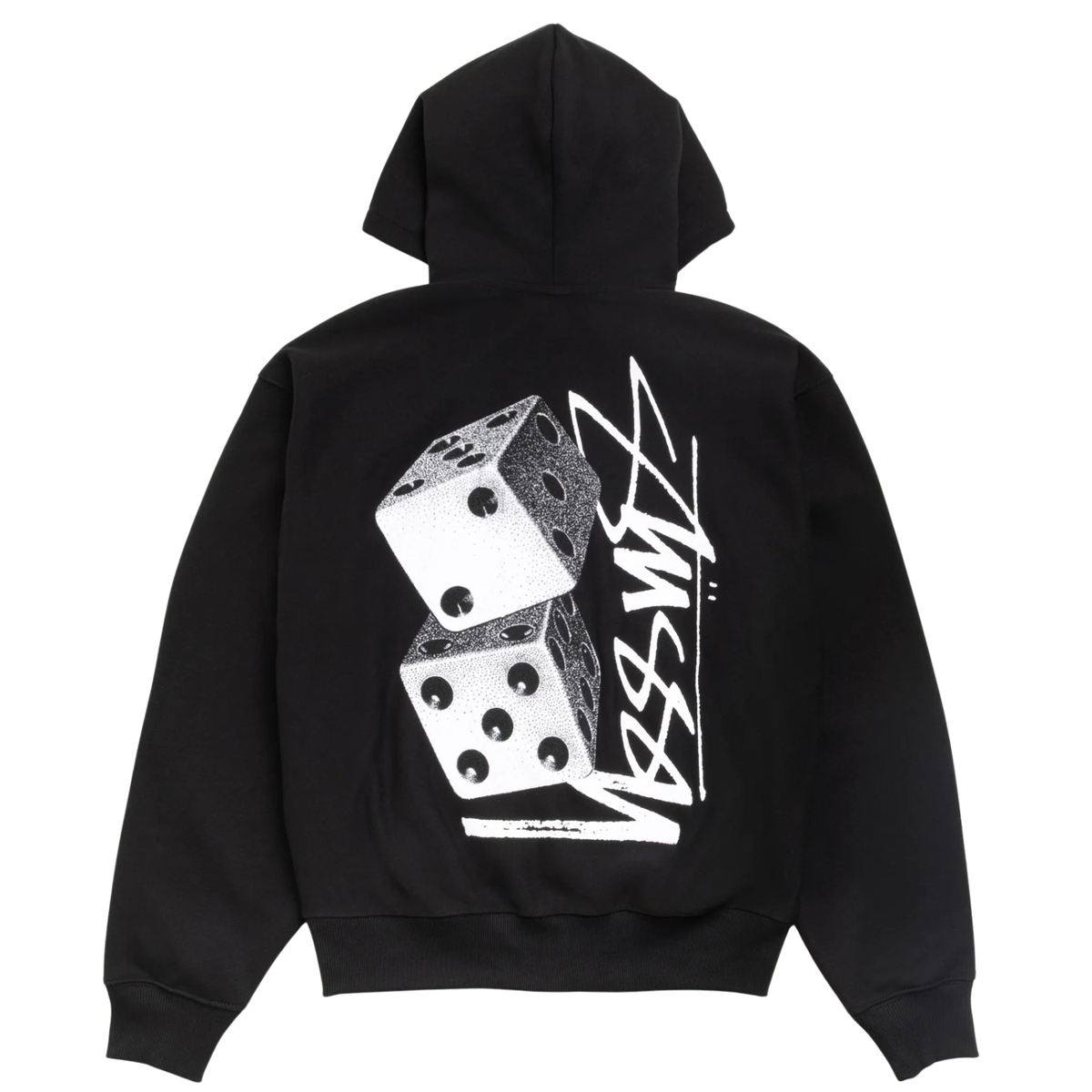 Stussy Tall Dice Zip Hood Black