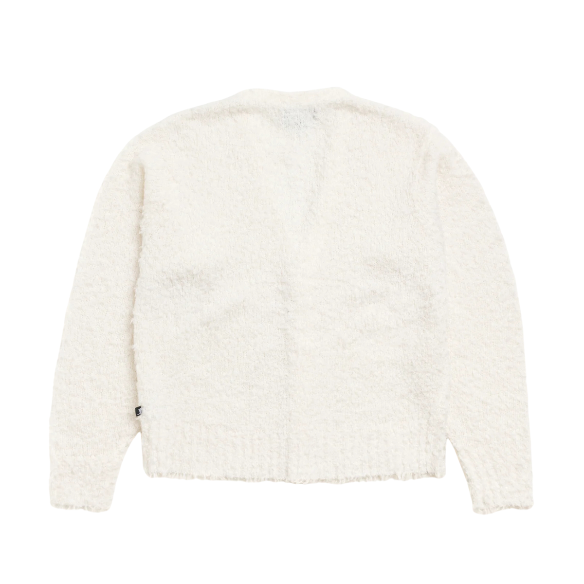 Stussy Textured Cardigan Off White