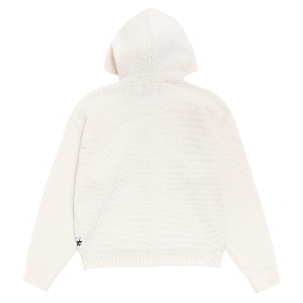 Stussy Textured Zip Hooded Sweater Bone
