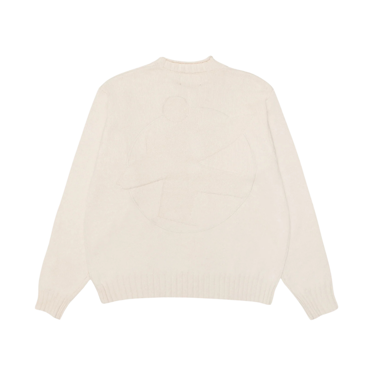 Stussy Tonal Mock Neck Sweater Natural 