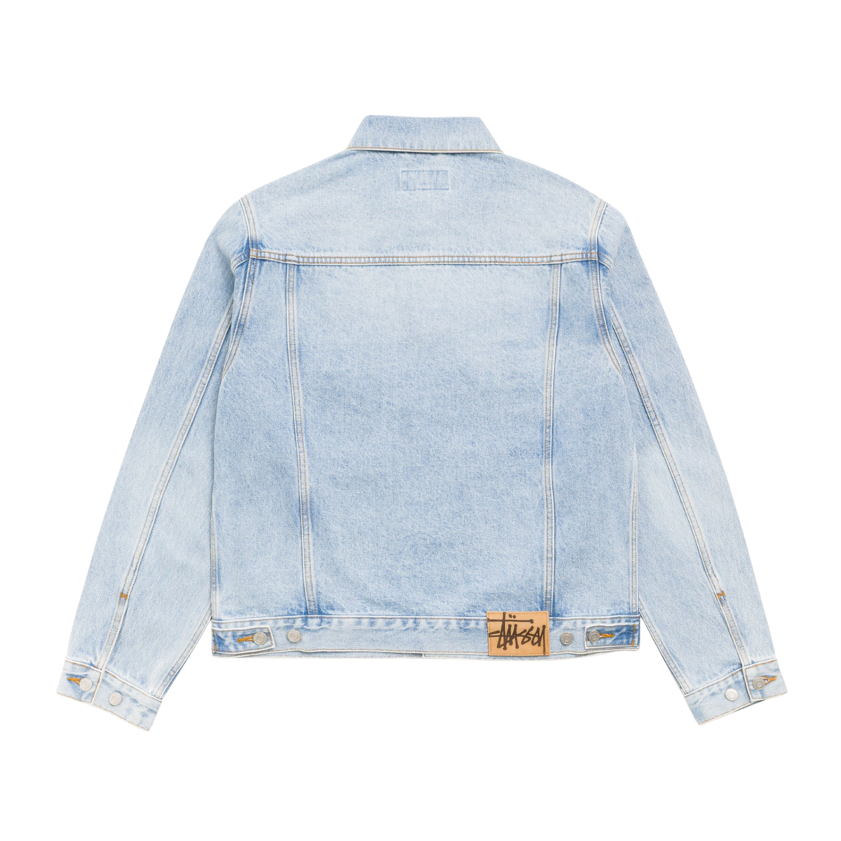 Stussy Trucker Denim Jacket Light Wash Indigo