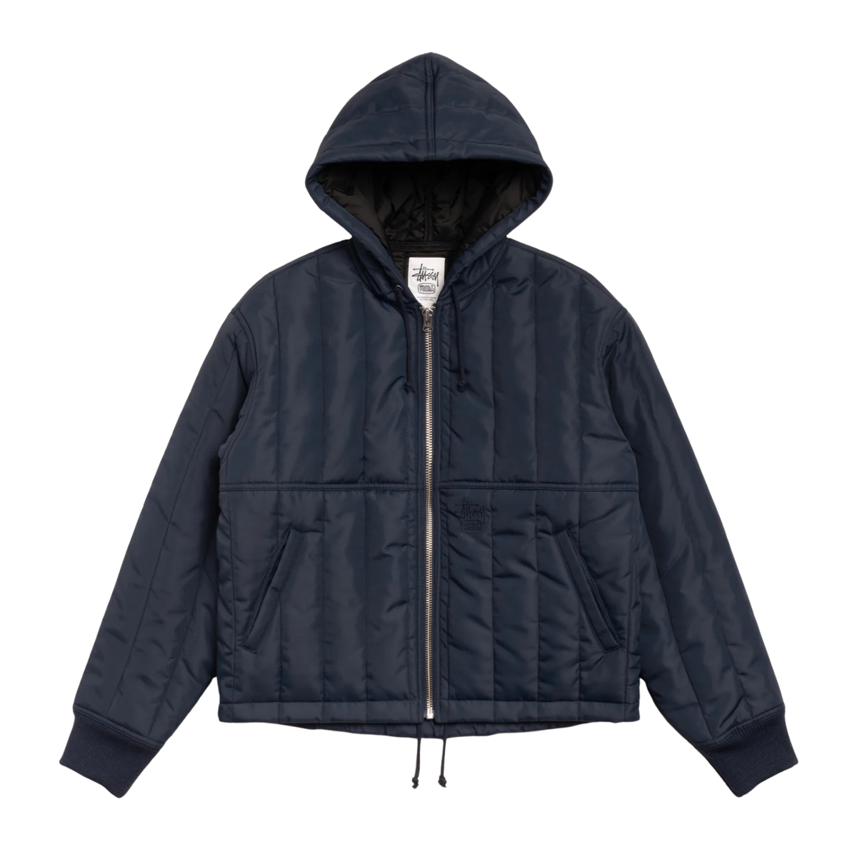 Stussy Work Jacket Quilted Nylon Navy