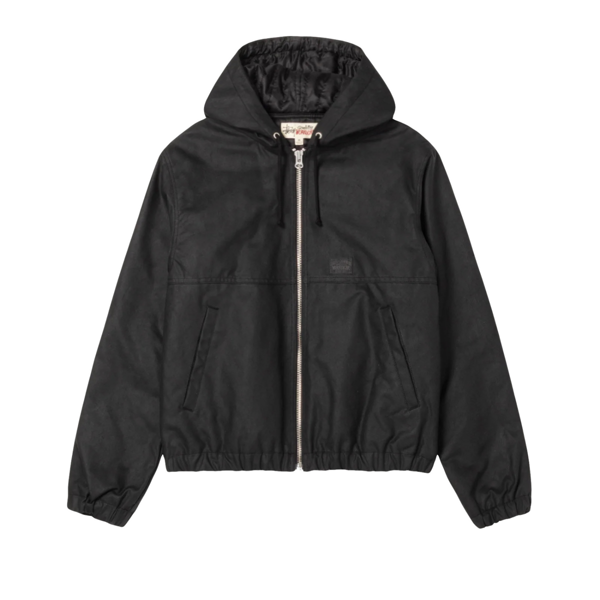 Stussy Work Jacket Waxed Cotton Black