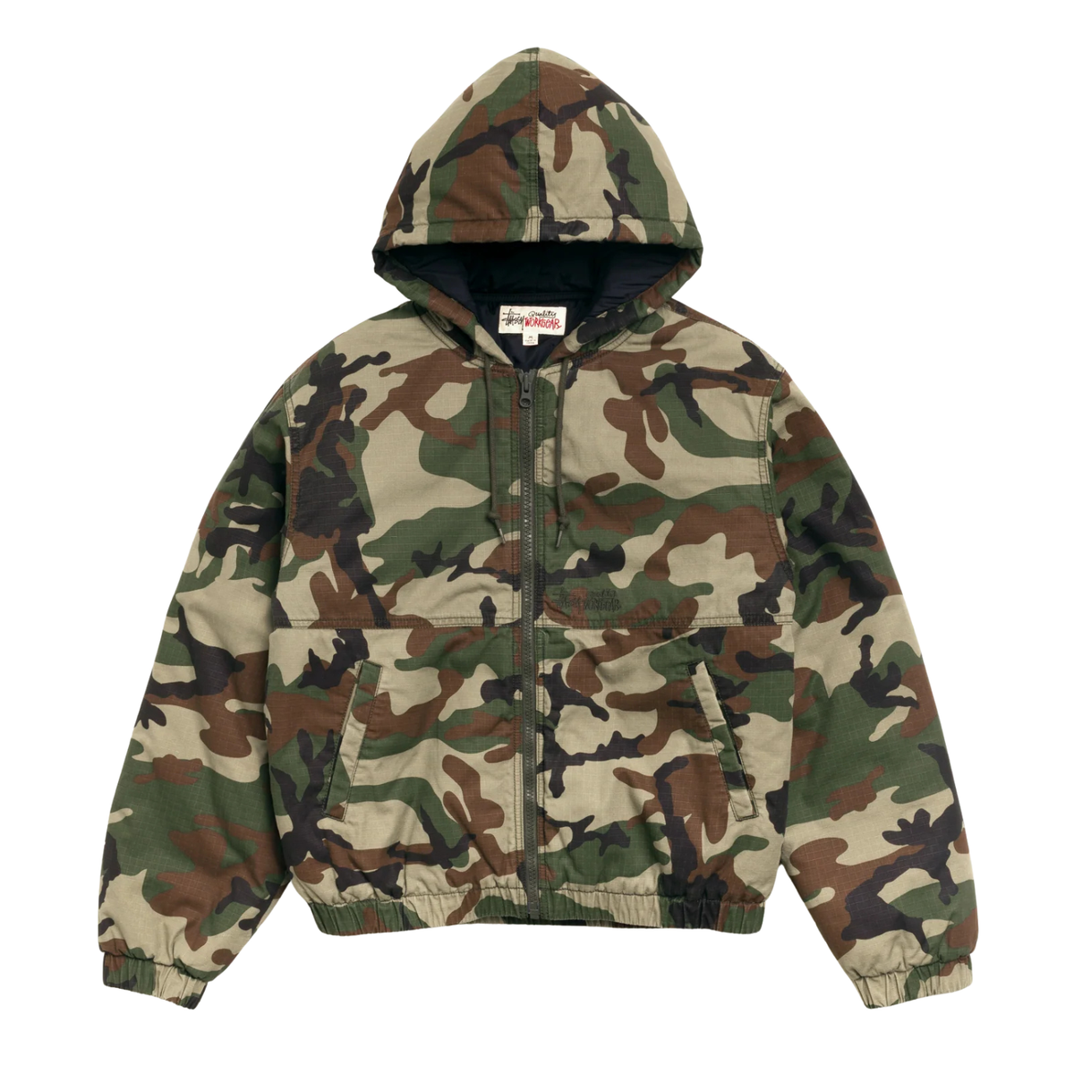 Stussy Workwear Jacket Ripstop Woodland Camo