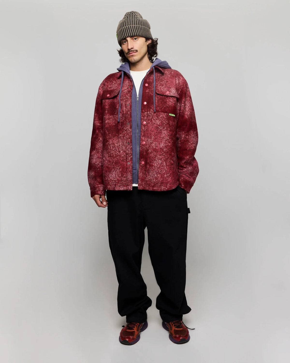 Supervsn Marled Overshirt - Blaze