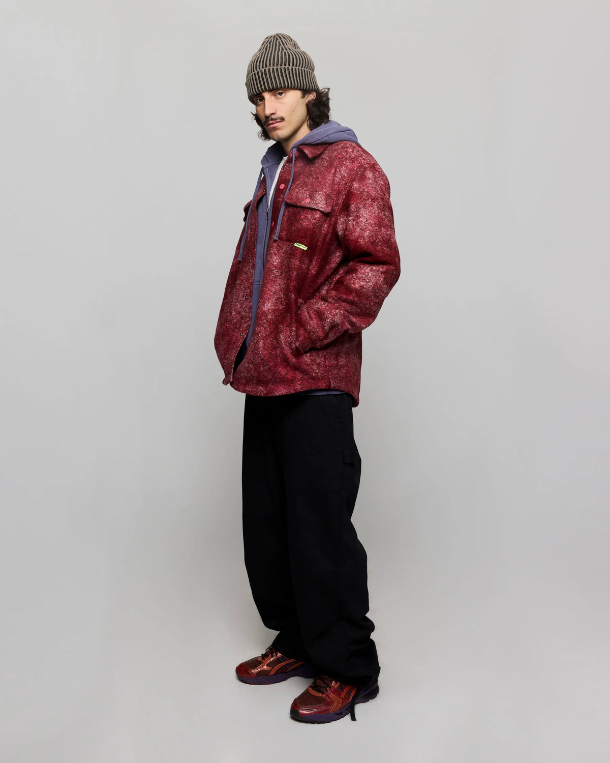 Supervsn Marled Overshirt - Blaze