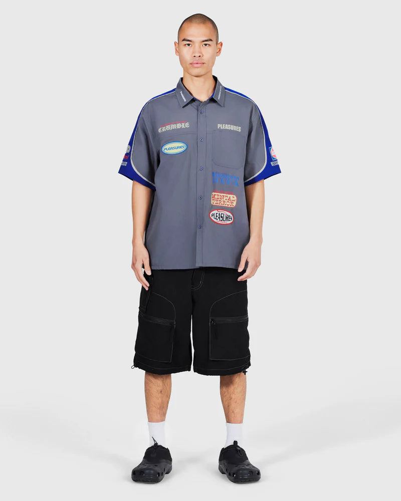 Pleasures Raider Crago Shorts Black
