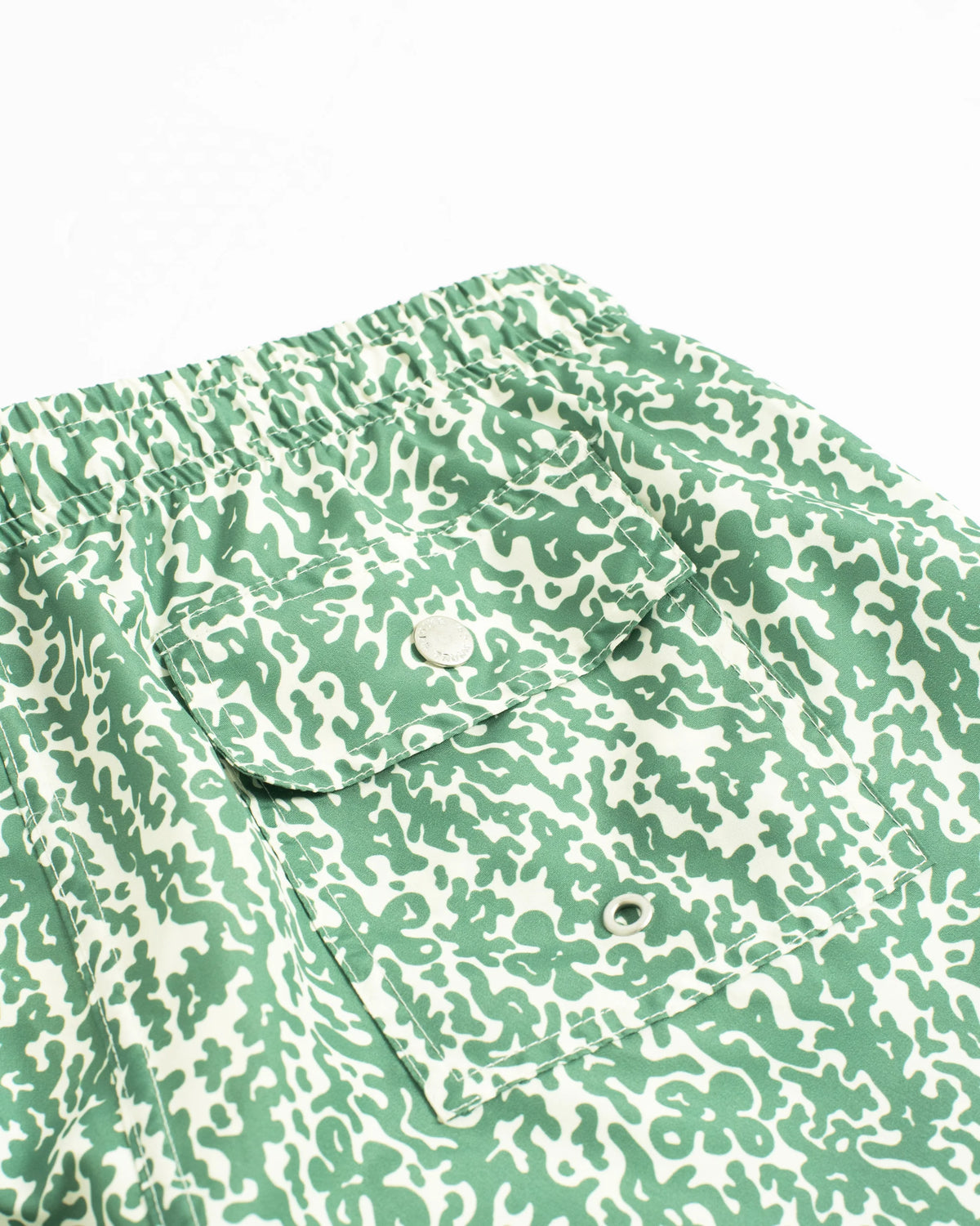 Bather Thyme Tropic Camo Swim Trunk Green