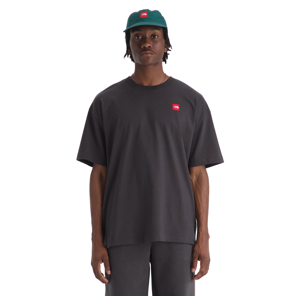 TNF Red Box Short-Sleeve Tee Obsidian