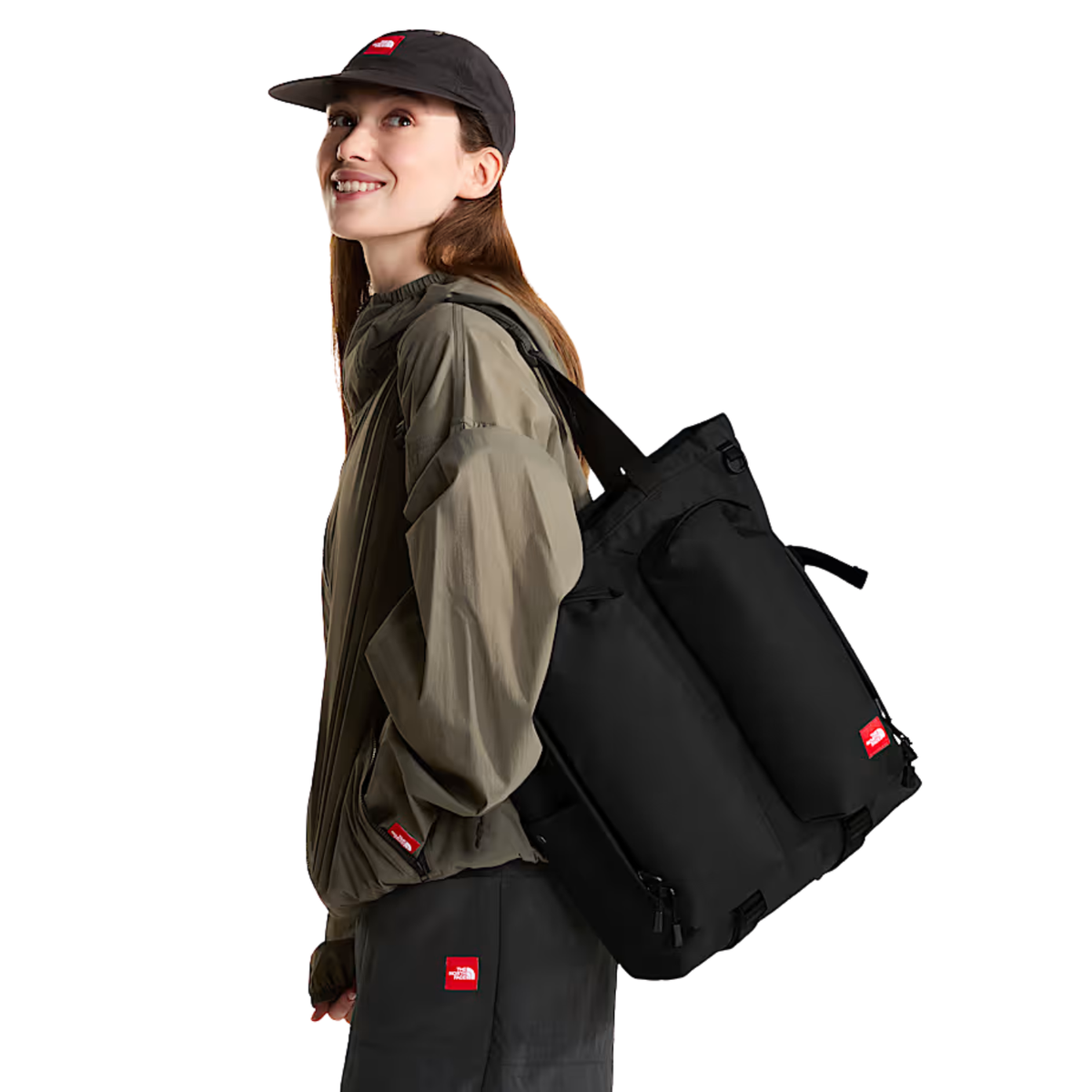 The North Face Red Box Tote Bag Black