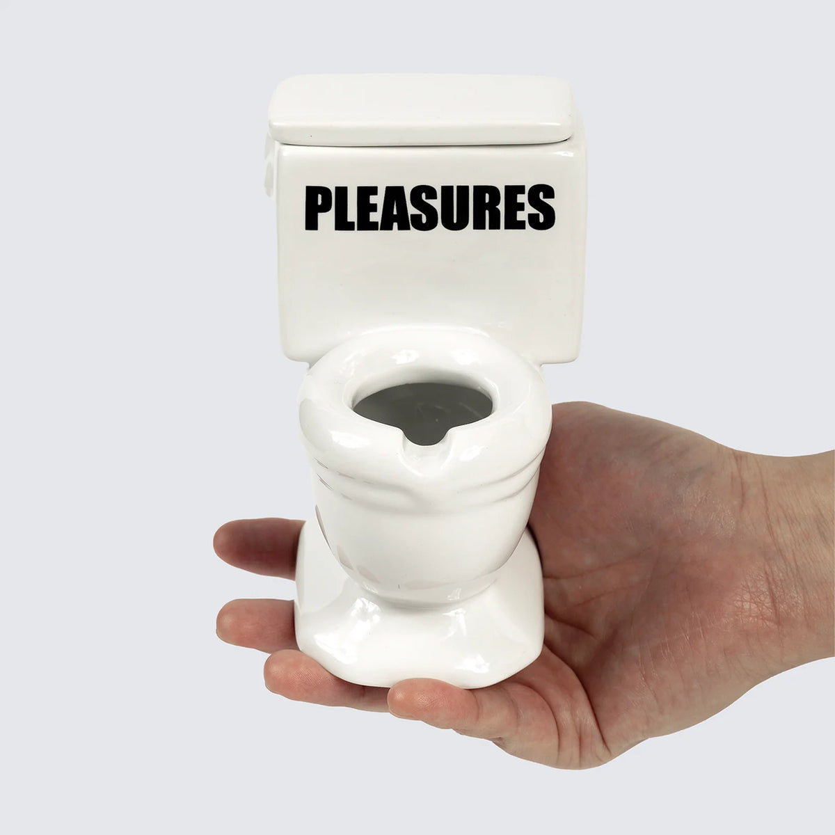 TOILET ASHTRAY - WHITE