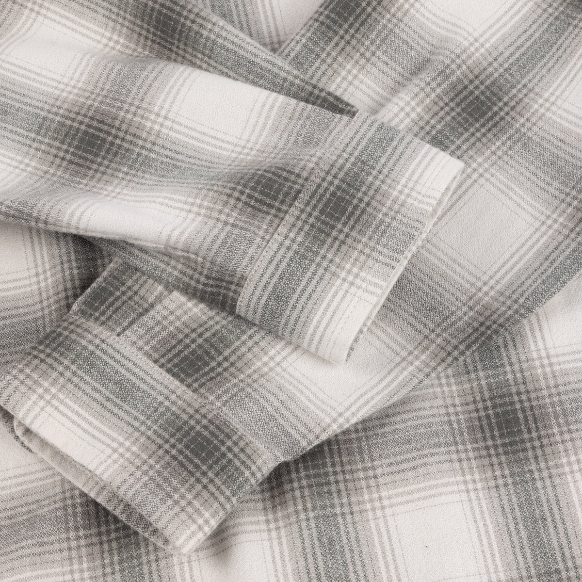 Dime Premium Flannel Shirt Light Gray