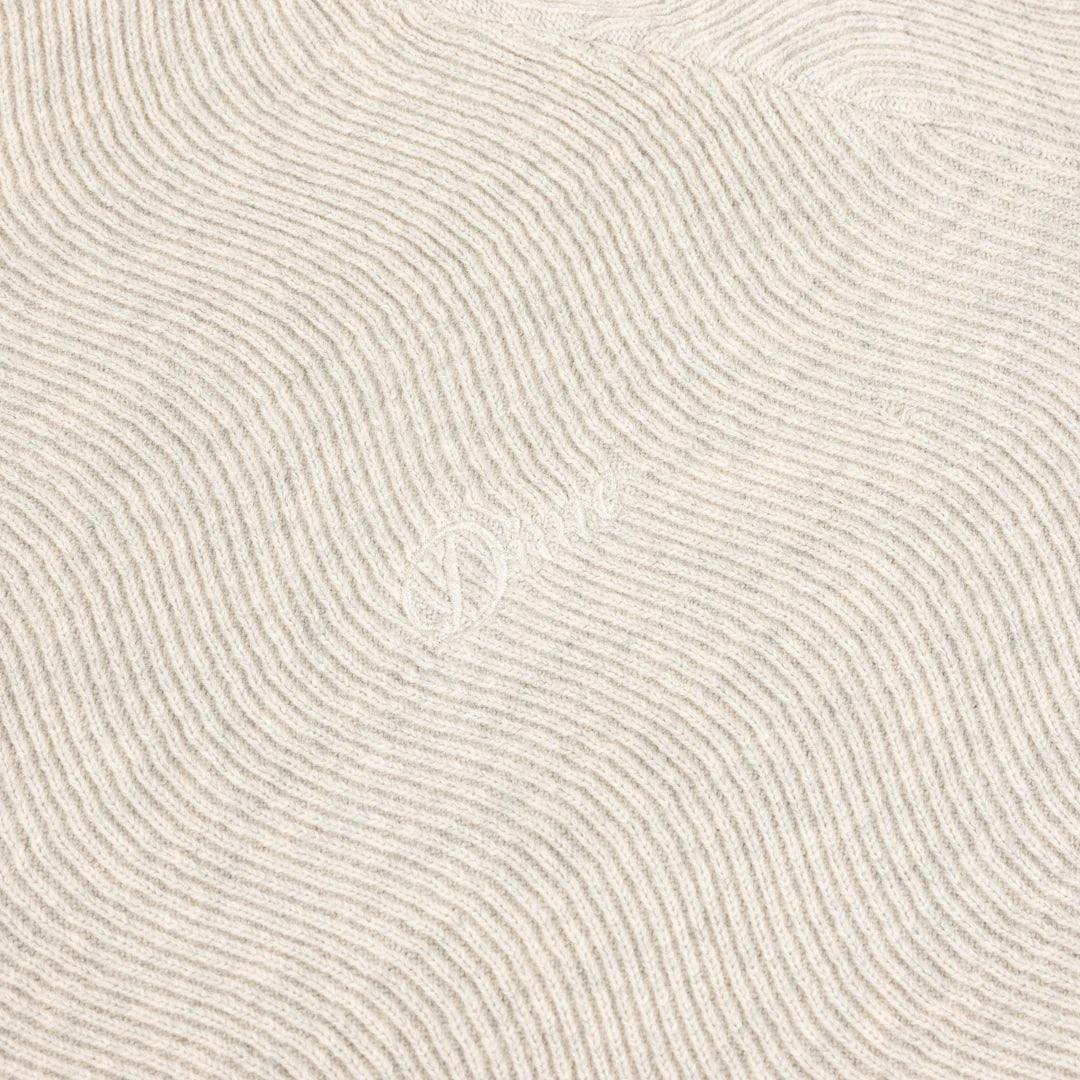 Dime Cable Knit Polo Oatmeal