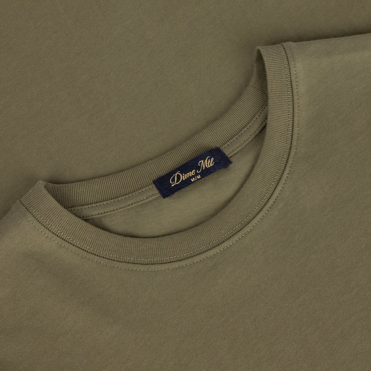 Dime Fingerprint T-Shirt Ivy Green
