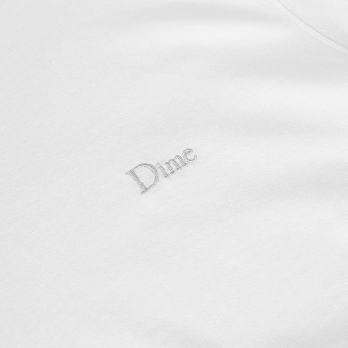 Dime Classic Small Logo T-Shirt White