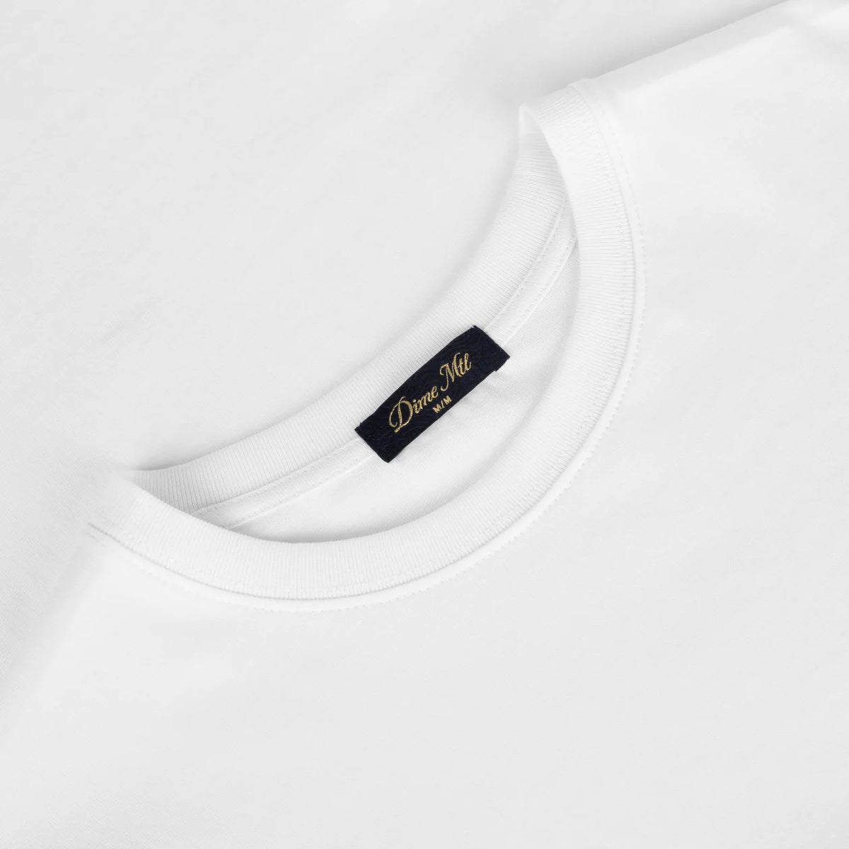 Dime Fingerprint T-Shirt White