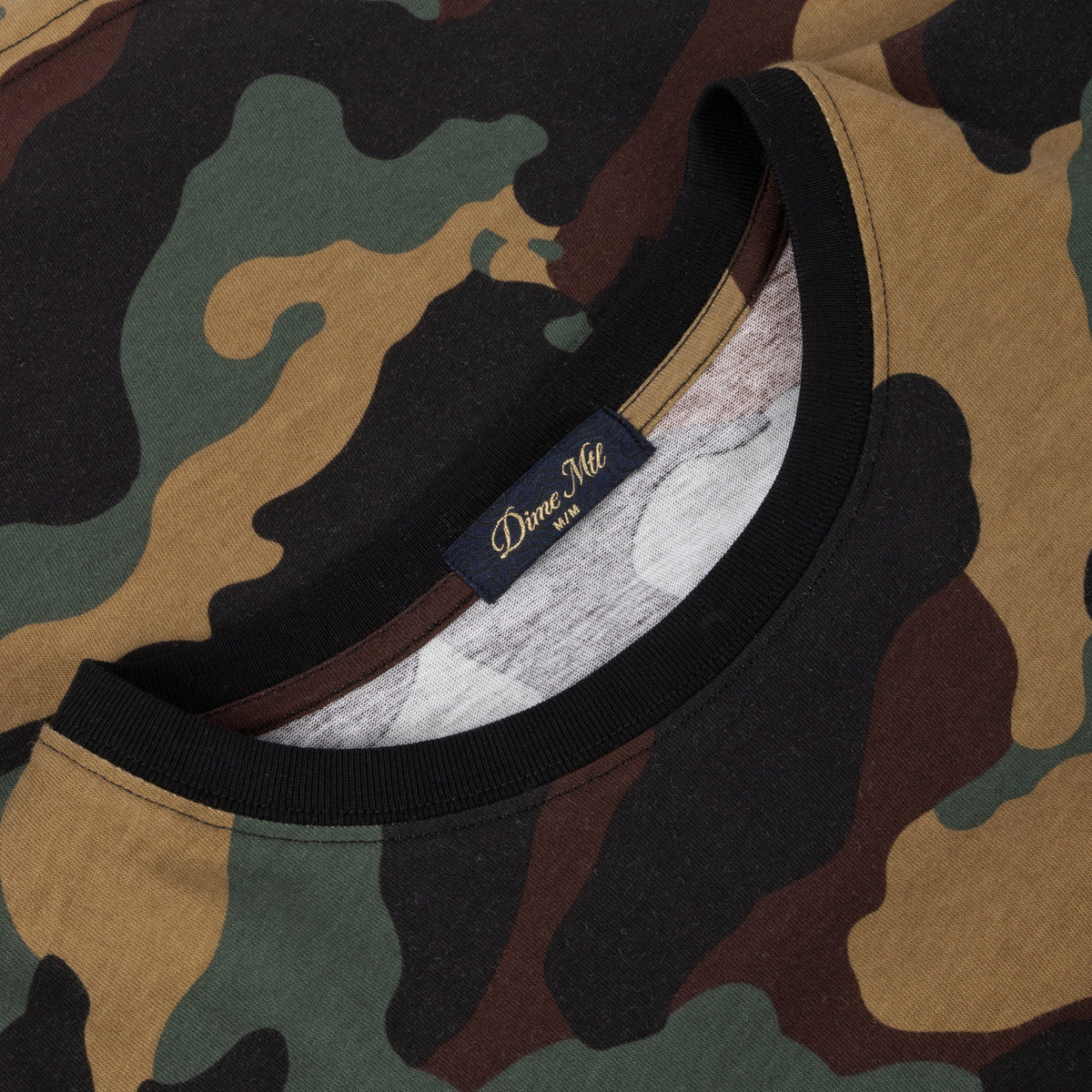 Dime Classic Logo T-Shirt Dark Camo