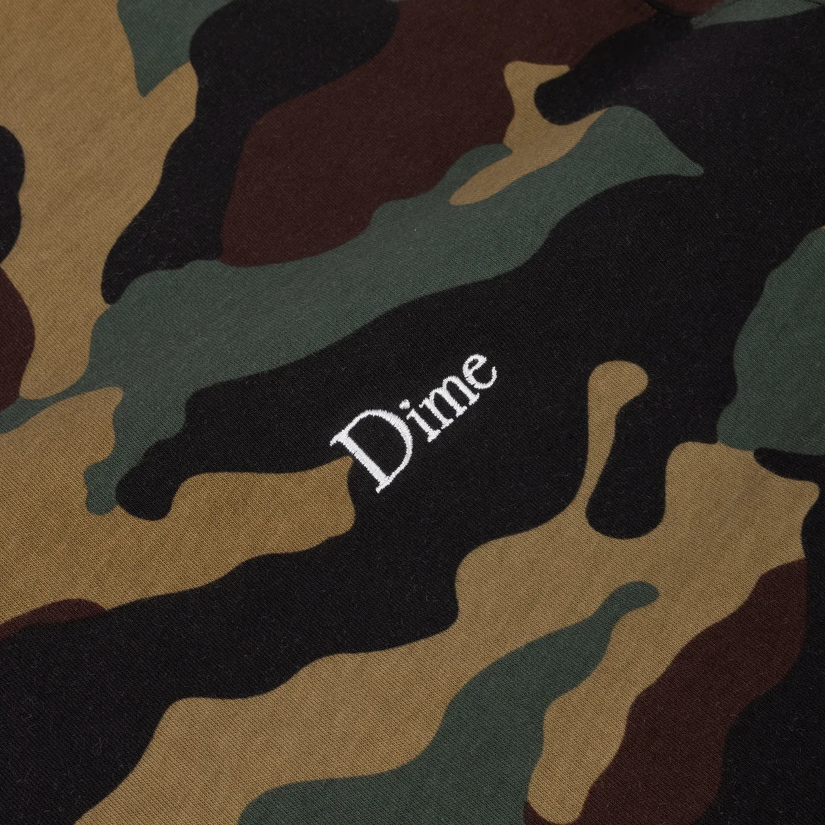 Dime Classic Logo T-Shirt Dark Camo