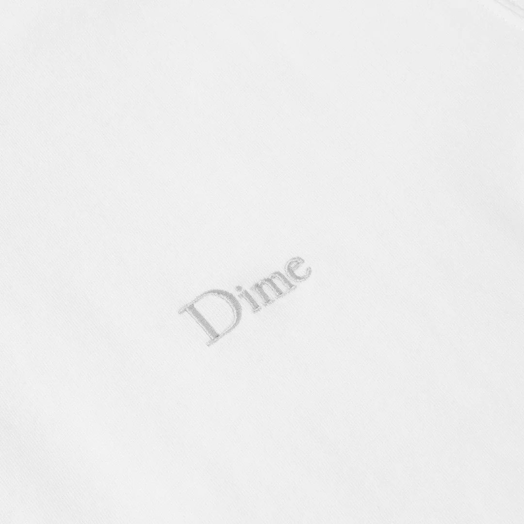 Dime Classic Small Logo T-Shirt White