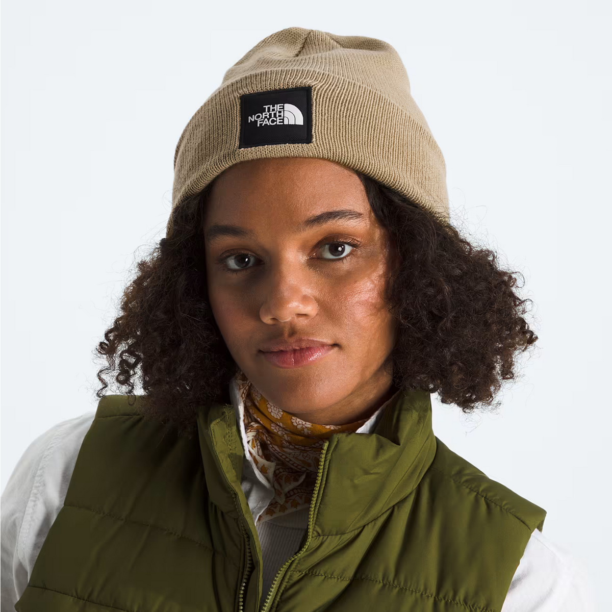 The North Face Big Box Beanie - Khaki Stone
