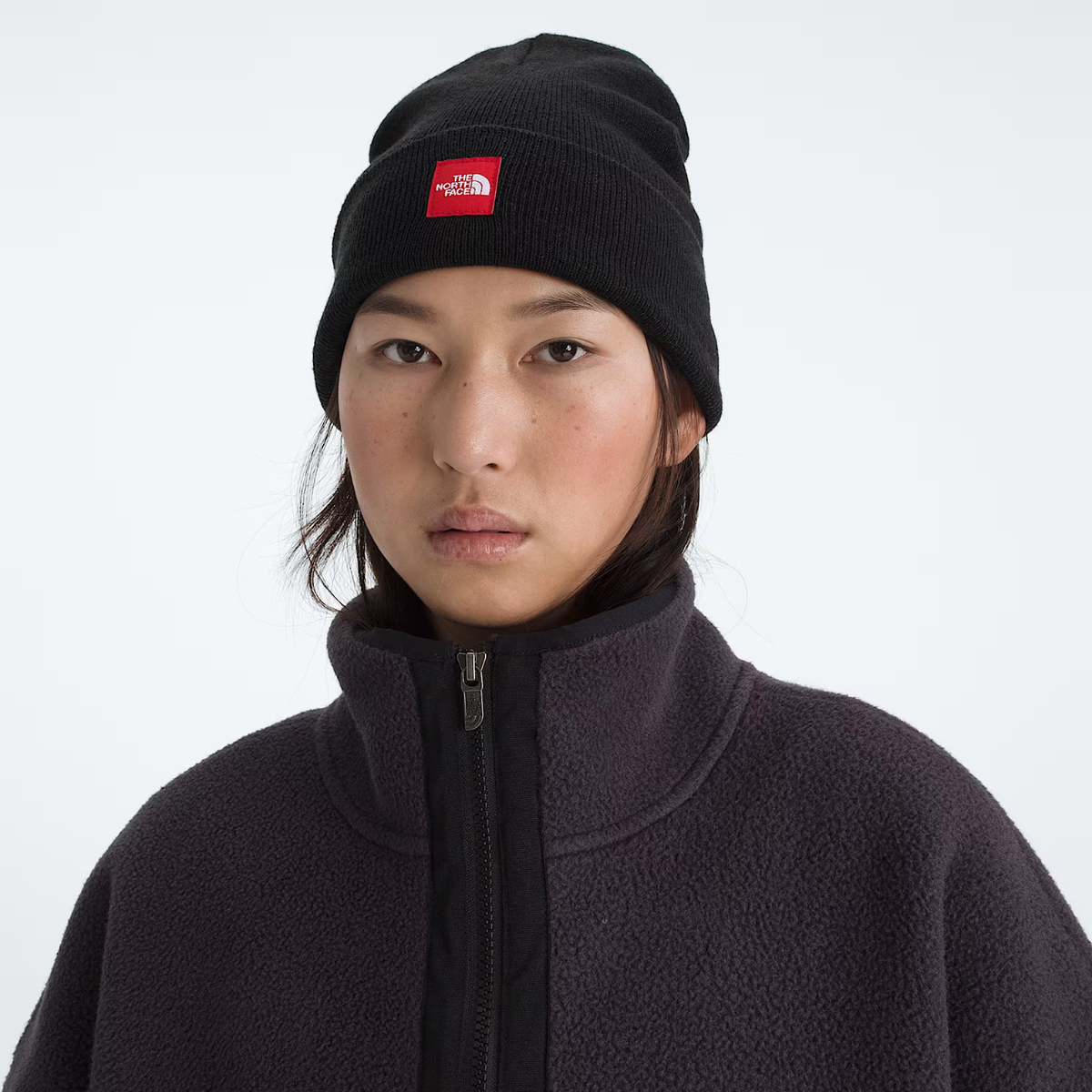 The North Face TNF Red Box Beanie TNF Black