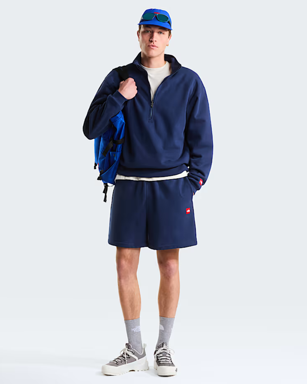 The North Face TNF Red Box Fleece Short Summit Navy