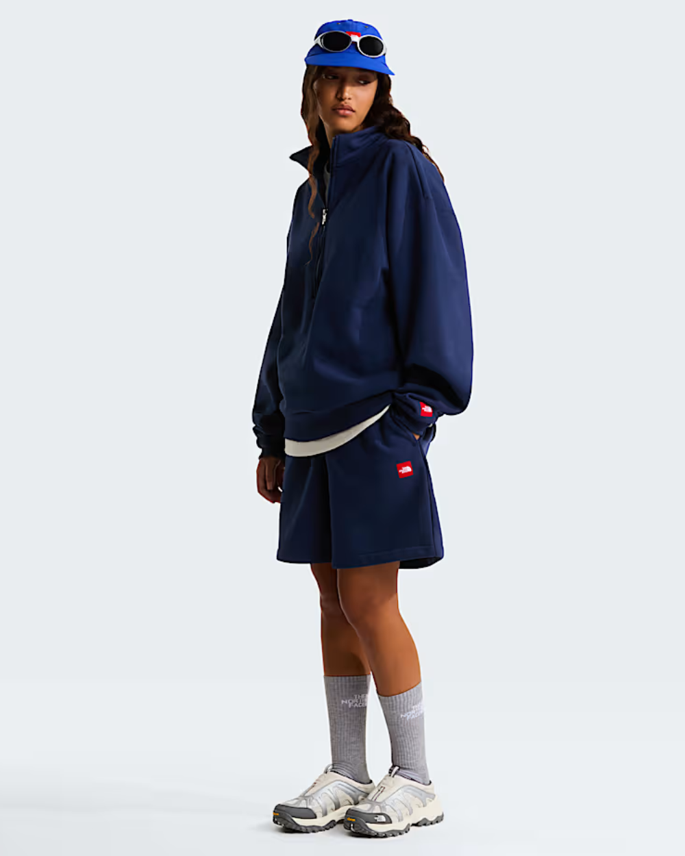 The North Face TNF Red Box Fleece Short Summit Navy
