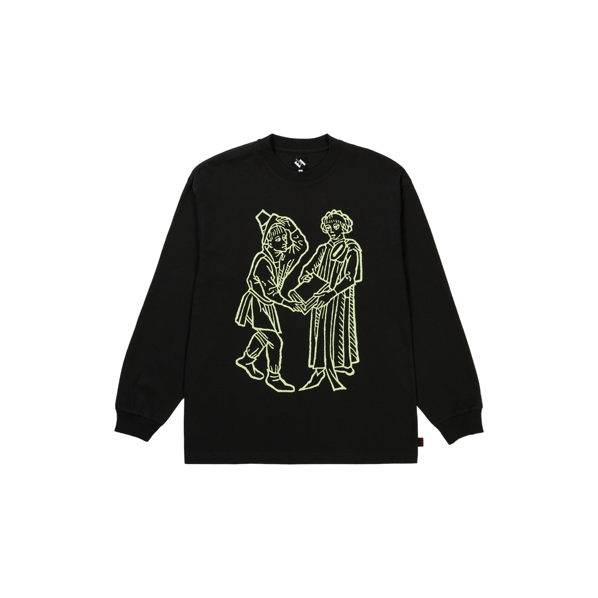 The Trilogy Tapes Bastards Glow in the Dark Longsleeve Black