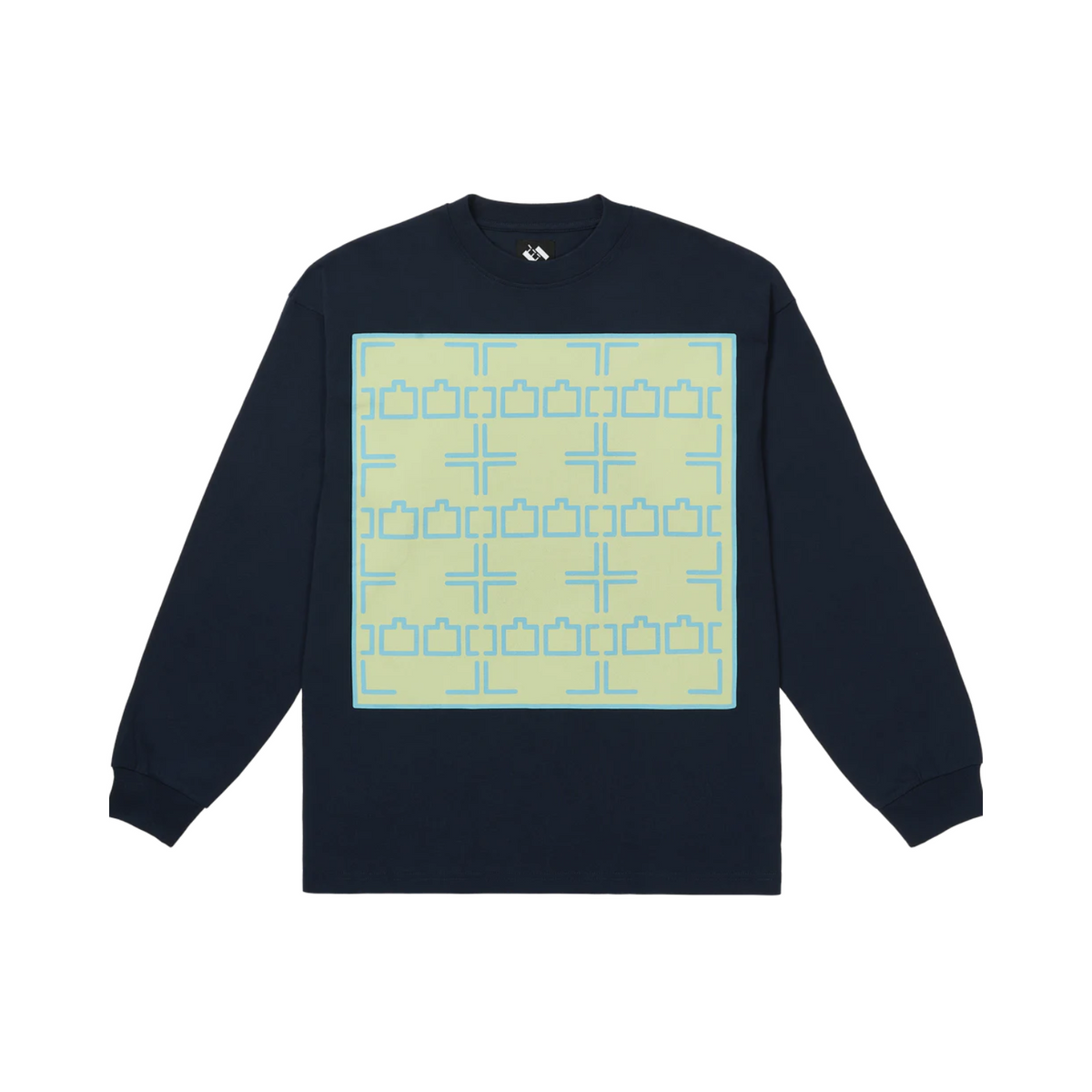 The Trilogy Tapes Dashed Line Longsleeve Navy