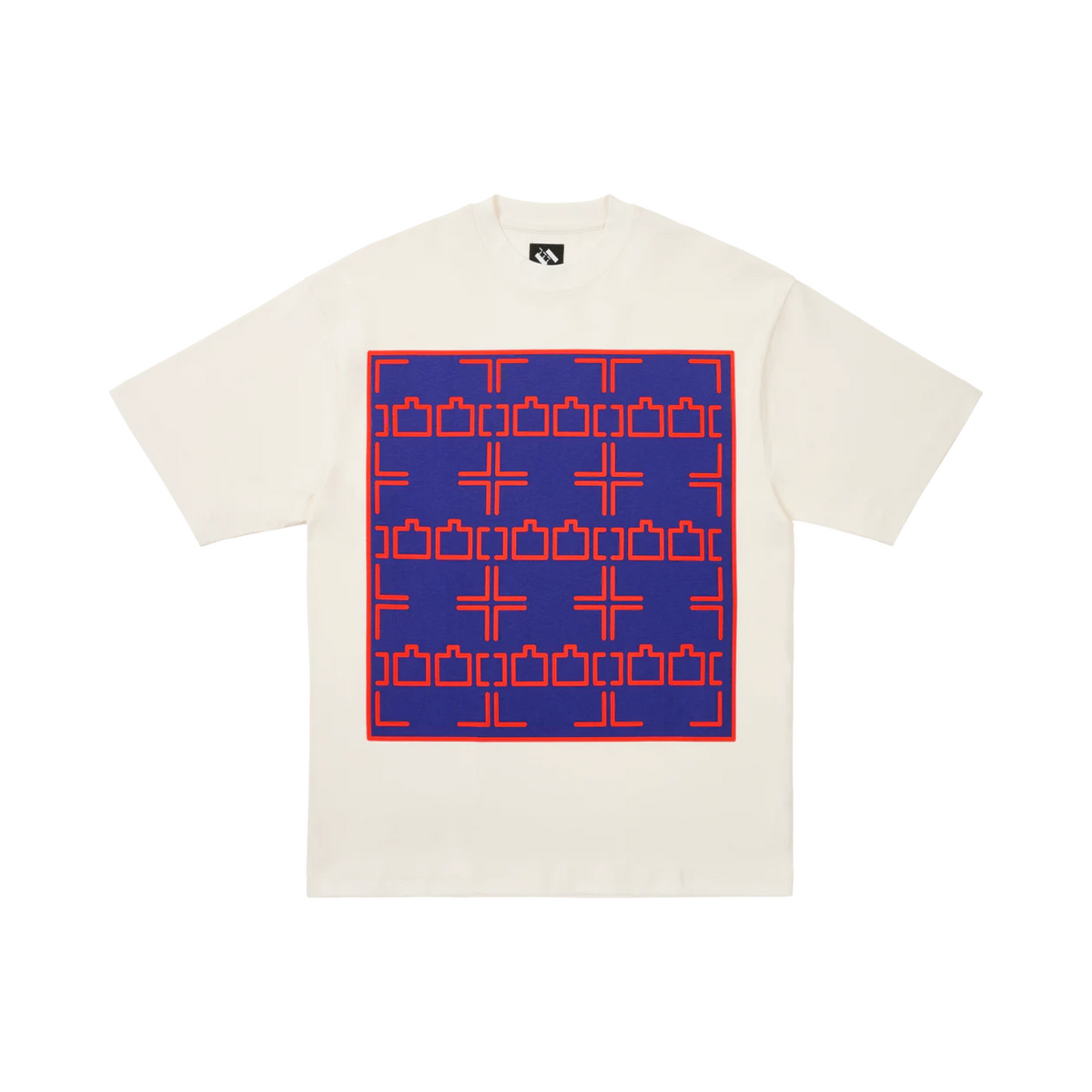The Trilogy Tapes Dashed Line T-Shirt White
