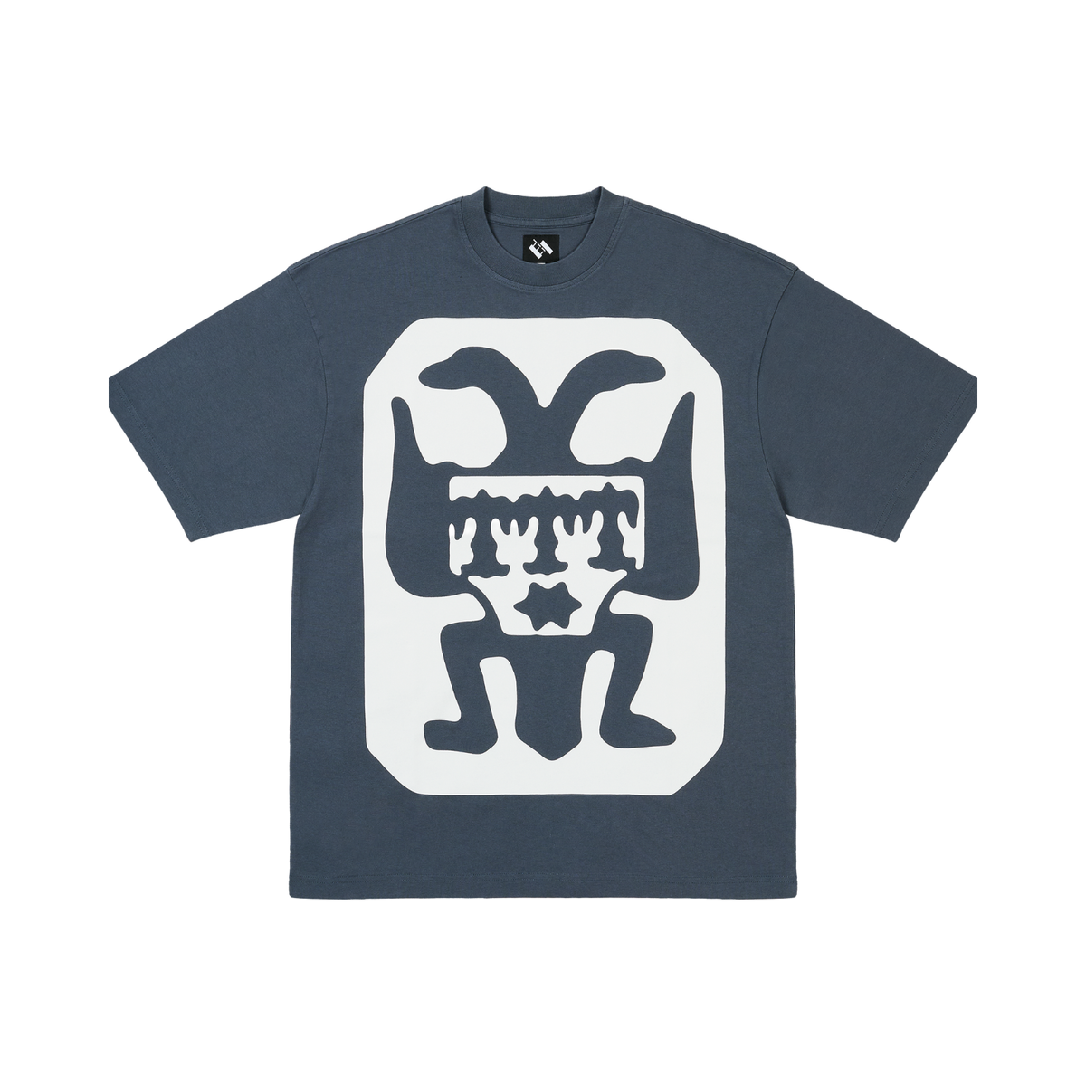 The Trilogy Tapes Two Headed Bird T-Shirt Charcoal 