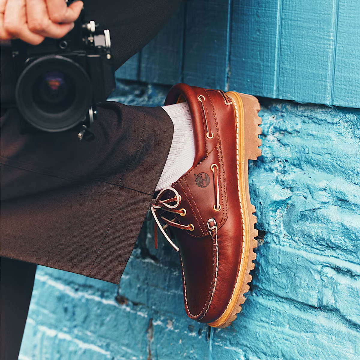 Timberland Authentic Boat Shoe Burgundy