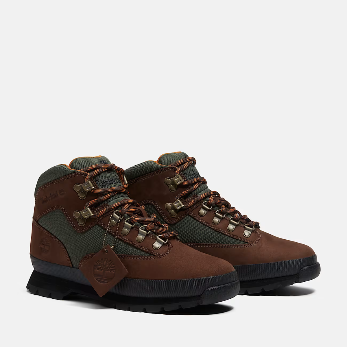Timberland Euro Hiker Mid Lace Up Boot Dark Brown