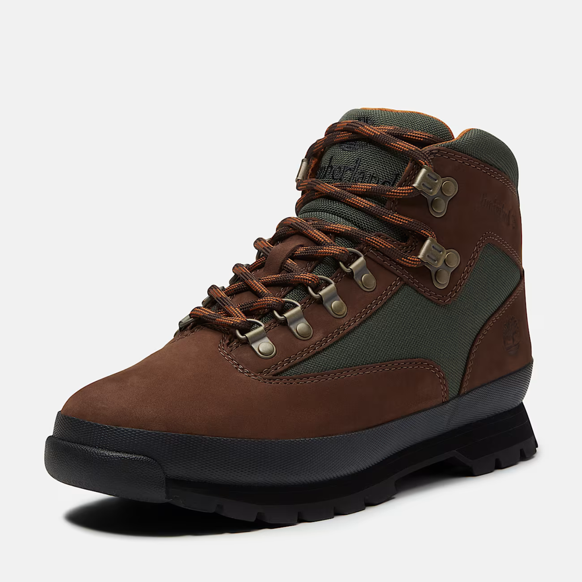 Timberland Euro Hiker Mid Lace Up Boot Dark Brown