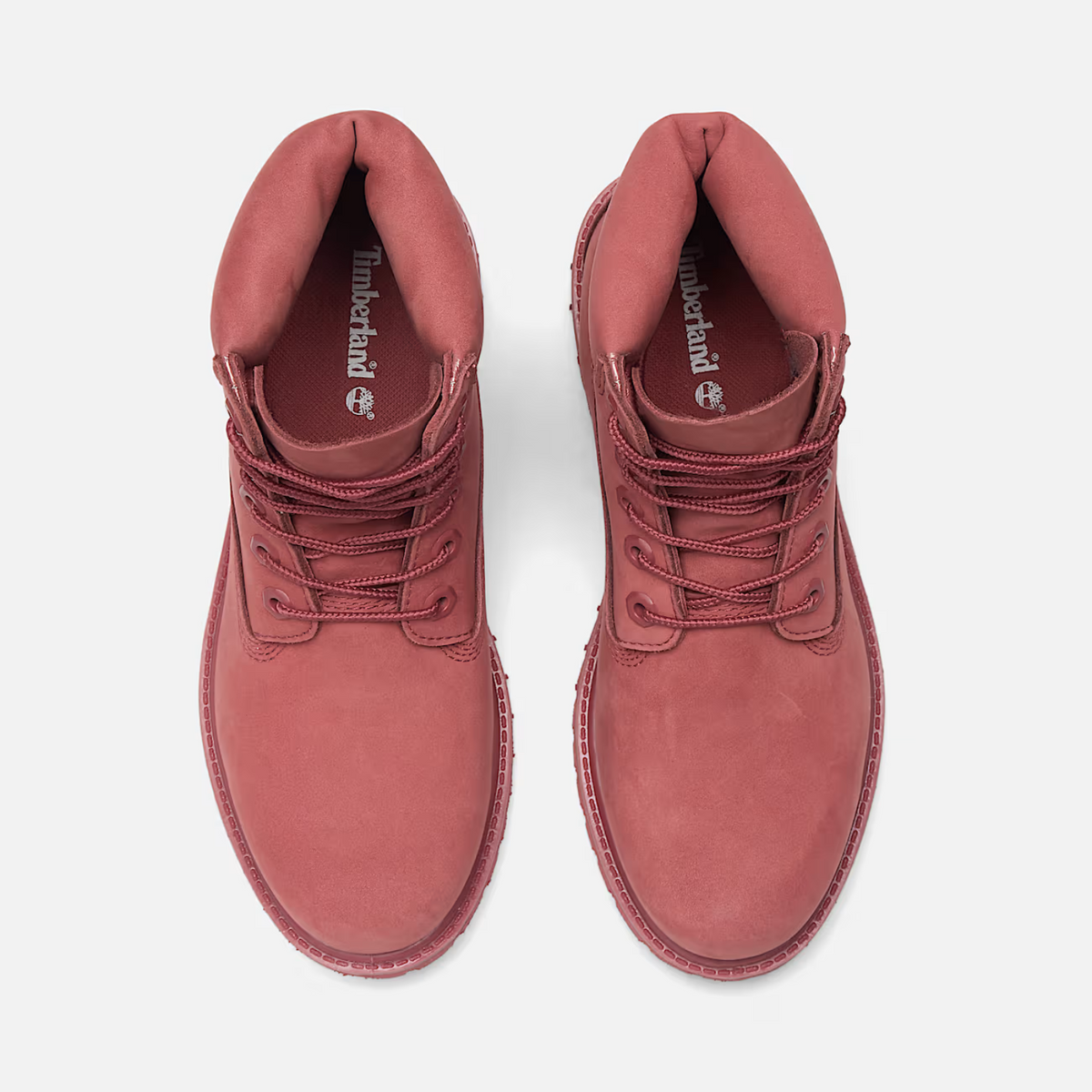 Timberland W 6" Lace Up Waterproof Boot Medium Red Nubuck