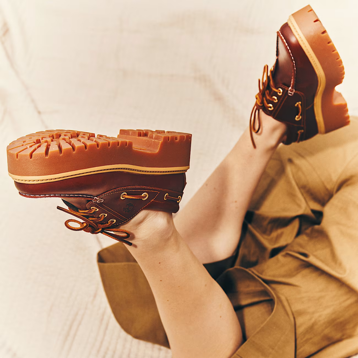 Timberland W Stone Street Boat Shoe RootBeer 