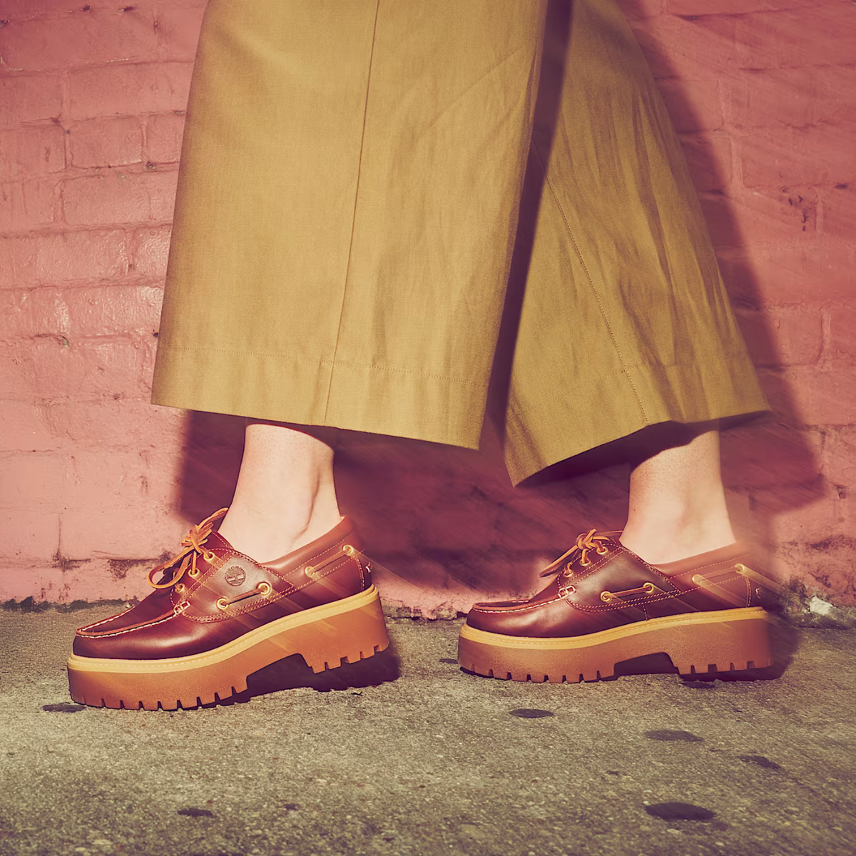 Timberland W Stone Street Boat Shoe RootBeer 