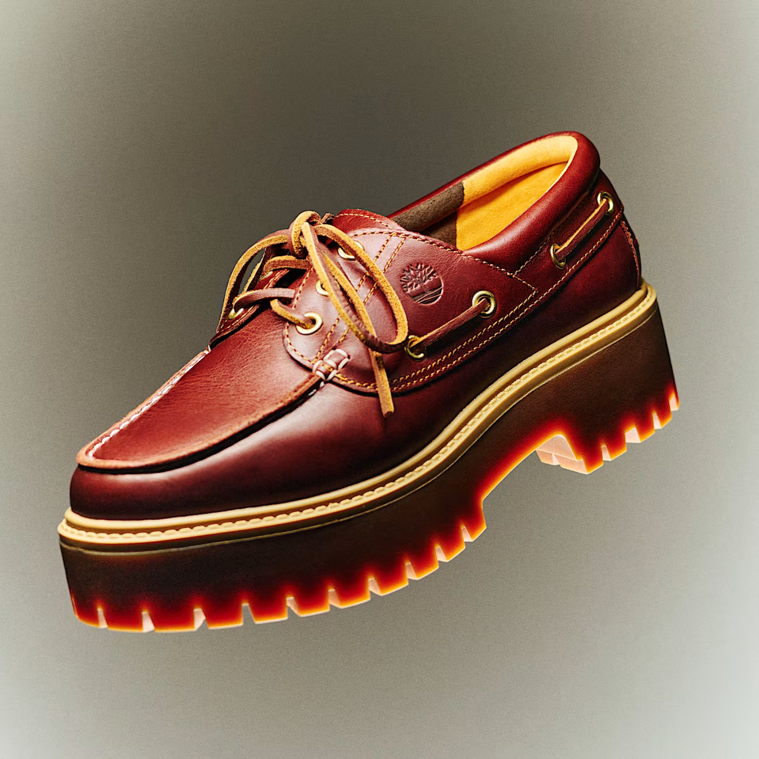 TIMBERLAND BOAT SHOE バーガンディ 7.5 【未使用】 美品 TIMBERLAND